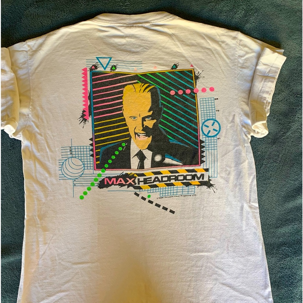 T-Shirt with Max Headroom design
